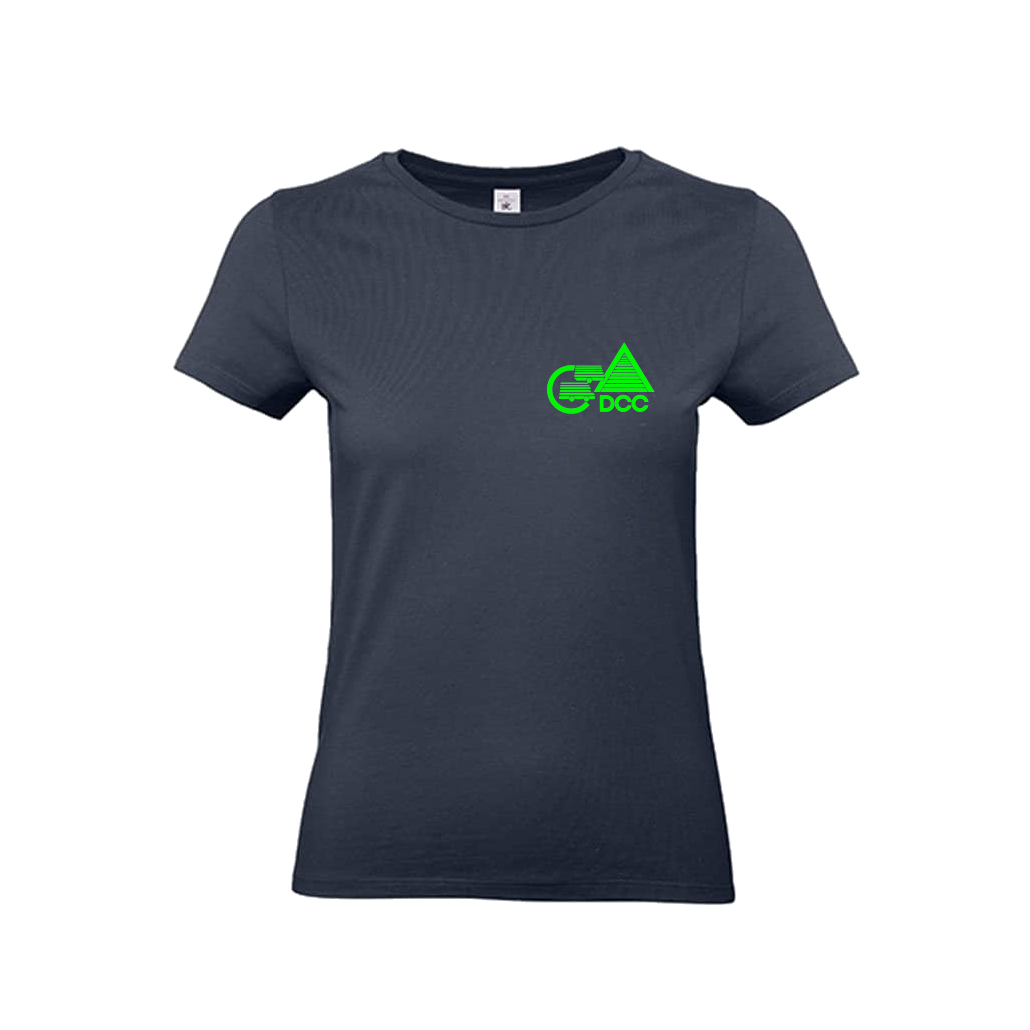 DCC Deutscher Camping Club - T-Shirt (Damen ohne LV) Blau/Grün