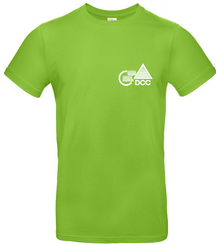 dcc-t-shirt-gruen-weiss DCC Deutscher Camping Club - LV Berlin e.V. - T-Shirt  (Unisex)
