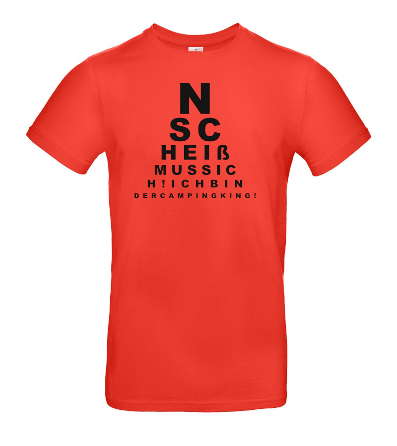 ICH BIN DER CAMPING KING - Camping T-Shirt für Camper mit Humor!