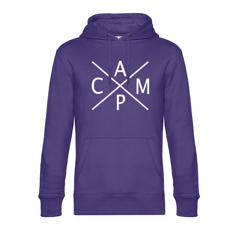 CAMP - Unser Hoodie für Camper ist die ideale Camping Kleidung. Unsere Hoodies eignen sich für Wohnmobil, Wohnwagen oder Dauercamper. Ideal auch als Geschenk für Camper.