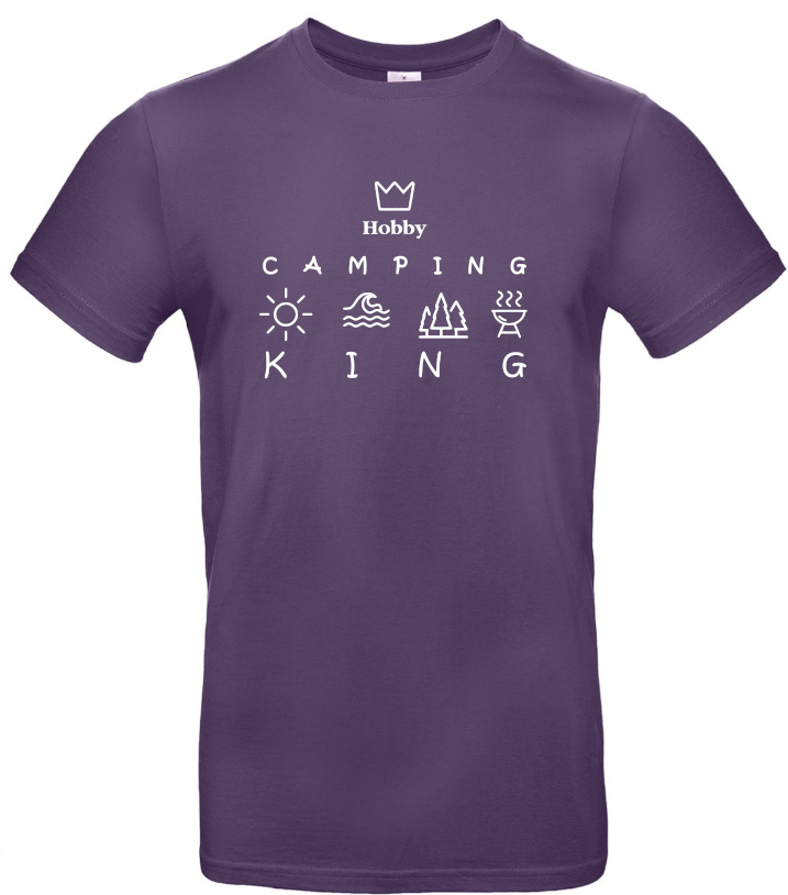 Hobby Camping King - Camper T-Shirt Unisex / 9
