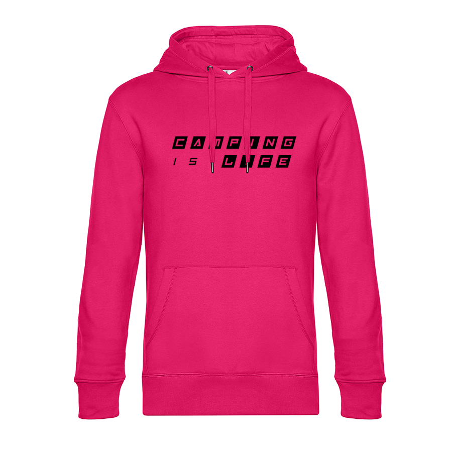 Camping is Life - Unser Hoodie für Camper ist die ideale Camping Kleidung. Unsere Hoodies eignen sich für Wohnmobil, Wohnwagen oder Dauercamper. Ideal auch als Geschenk für Camper.