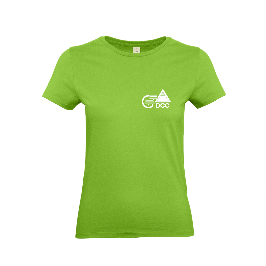 dcc-t-shirt-gruen-weiss-damen DCC Deutscher Camping Club - LV Berlin e.V. - T-Shirt (Damen )