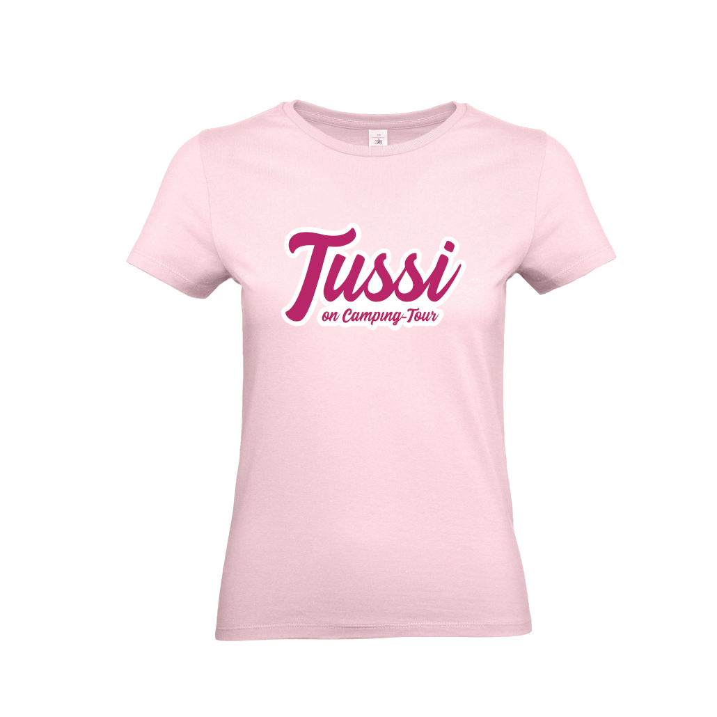 Tussi on Camping-Tour - Camping T-Shirt für Frauen