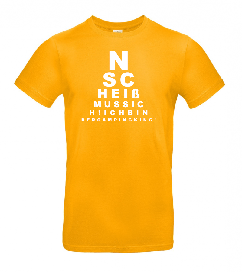 ICH BIN DER CAMPING KING - Camping T-Shirt für Camper mit Humor!