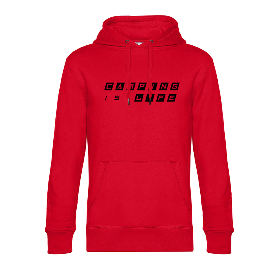 Camping is Life - Unser Hoodie für Camper ist die ideale Camping Kleidung. Unsere Hoodies eignen sich für Wohnmobil, Wohnwagen oder Dauercamper. Ideal auch als Geschenk für Camper.