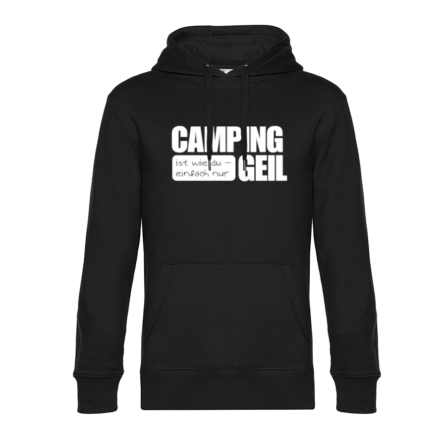 Camping ist wie Du  - Unser Hoodie für Camper ist die ideale Camping Kleidung. Unsere Hoodies eignen sich für Wohnmobil, Wohnwagen oder Dauercamper. Ideal auch als Geschenk für Camper.