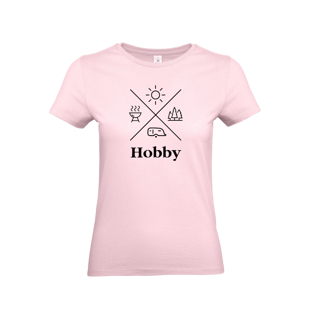 Hobby Grillen, Chillen, Caravan-Königin - Camping T-Shirt Unisex / 5