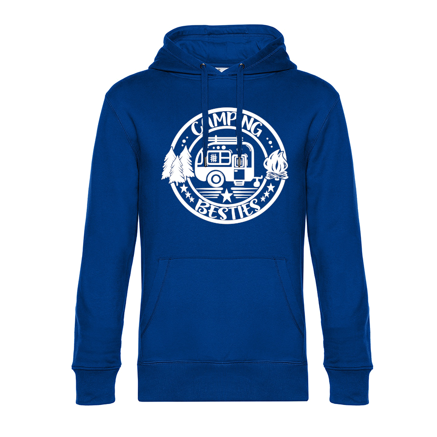 coole-shirts-cool-camping-geschenk-fuer-camper-pulli-fuer-camper-royal-blue CAMPING BESTIES - Cool Camping Hoodie (Unisex)