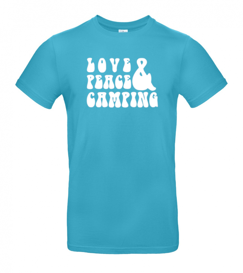 Love Peace Camping - Camping T-Shirt (Unisex)