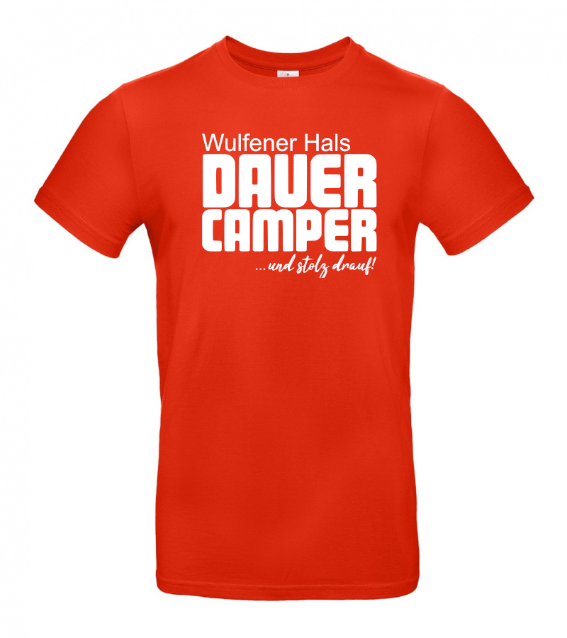 Wulfener Hals Dauercamper - Herren-Camping-T-Shirt