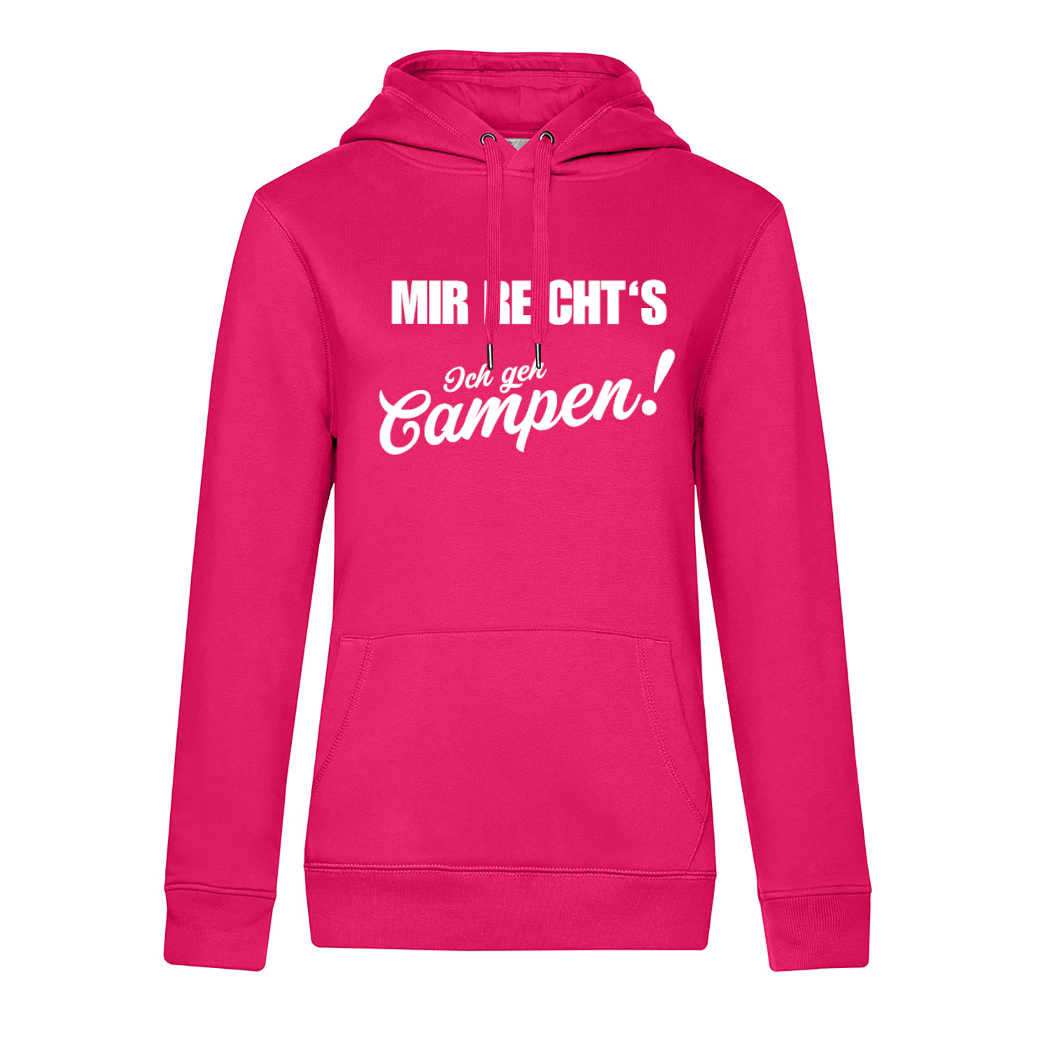 Mir reicht´s! Ich geh Campen!  - Camping Hoodie für Frauen - Unser Hoodie für Camper ist die ideale Camping Kleidung. Unsere Hoodies eignen sich für Wohnmobil, Wohnwagen oder Dauercamper. Ideal auch als Geschenk für Camper.