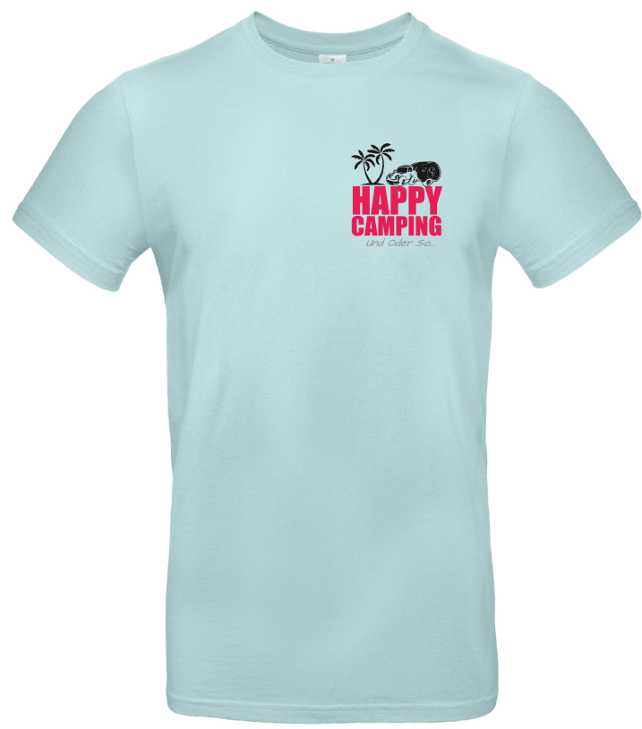 Happy Camping Fanshirt - Camping T-Shirt (Unisex)