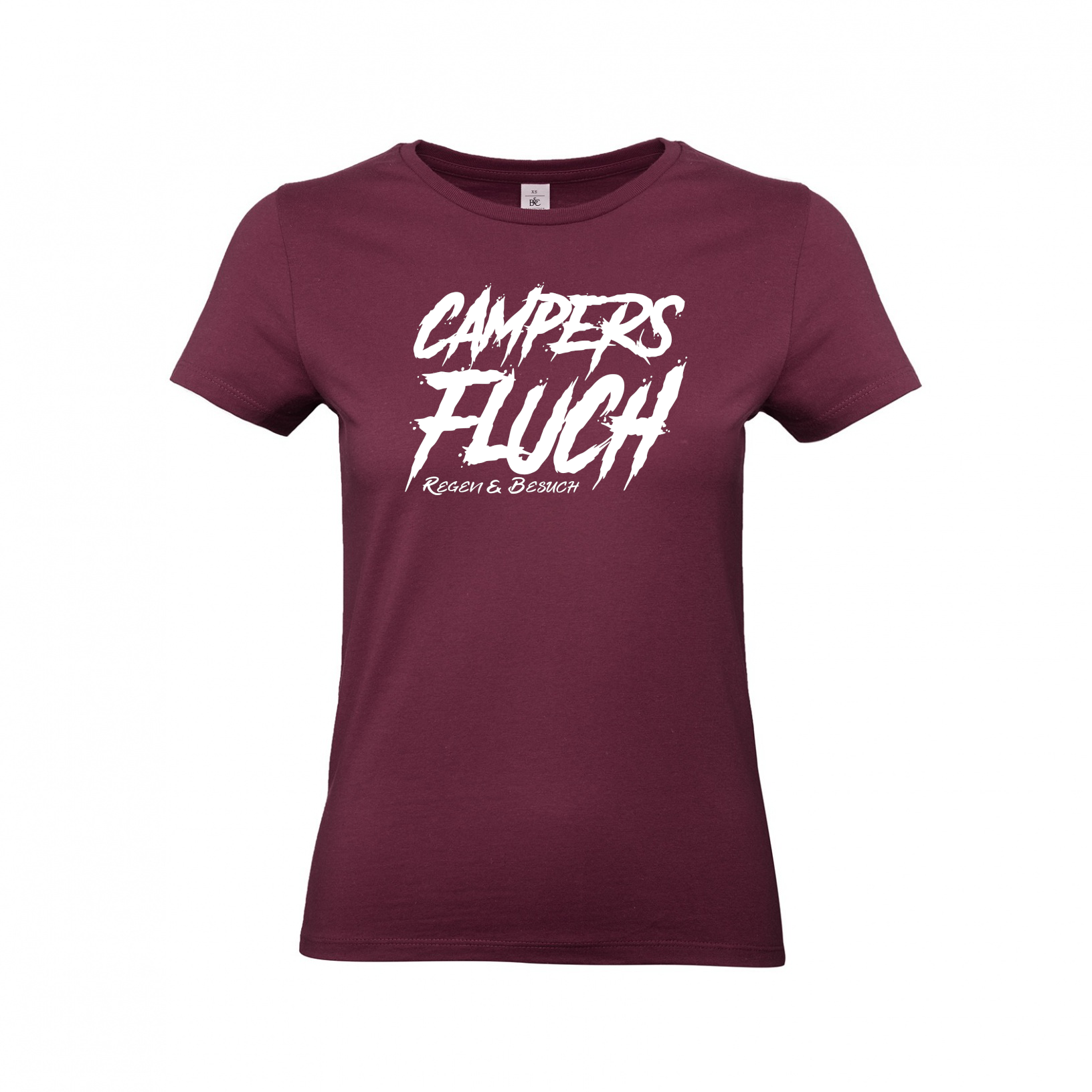 Campers Fluch ist Regen und Besuch - Camping T-Shirt für Frauen