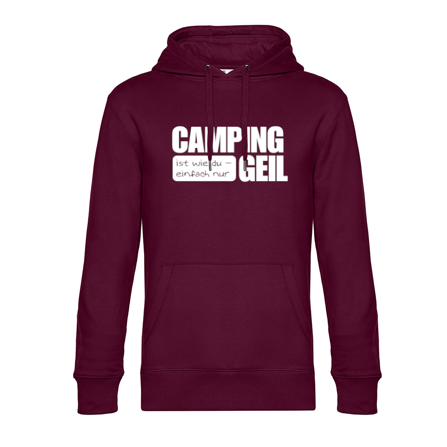 Camping ist wie Du - Unser Hoodie für Camper ist die ideale Camping Kleidung. Unsere Hoodies eignen sich für Wohnmobil, Wohnwagen oder Dauercamper. Ideal auch als Geschenk für Camper.