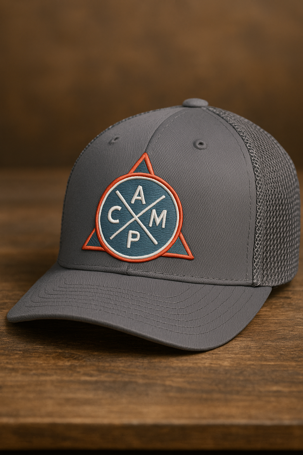 CAMP - Flexfit Camping Cap (Dunkelgrau/Mesh)