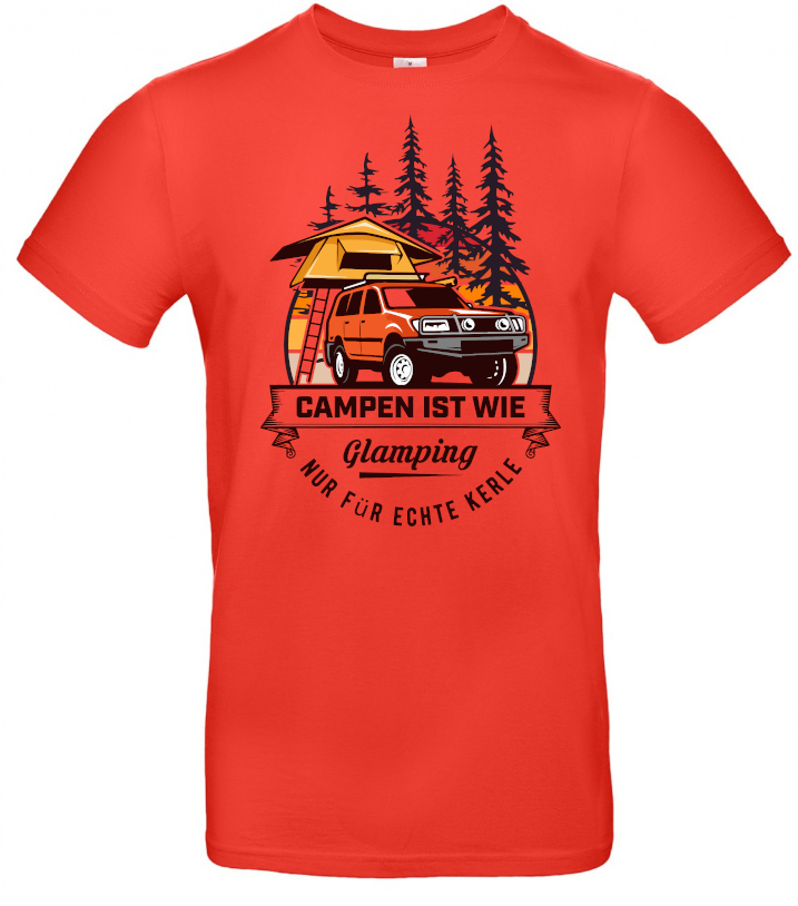 campen-ist-wie-glampin-nur-fuer-echte-kerle-shirt-sunset-orange