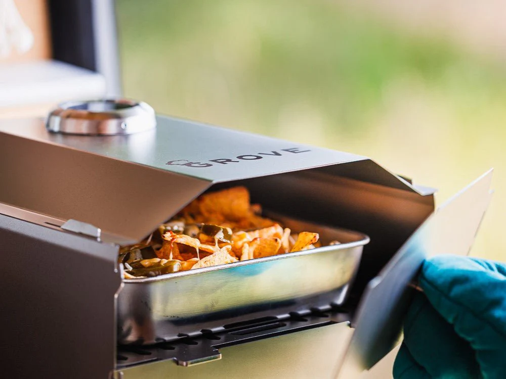 HORST Campingofen – Backofen, Grill & Feuerschale aus Edelstahl (Made in Germany)