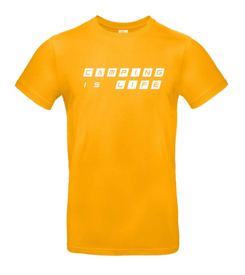 camper-kleidung-t-shirt-caping-is-life-apricot