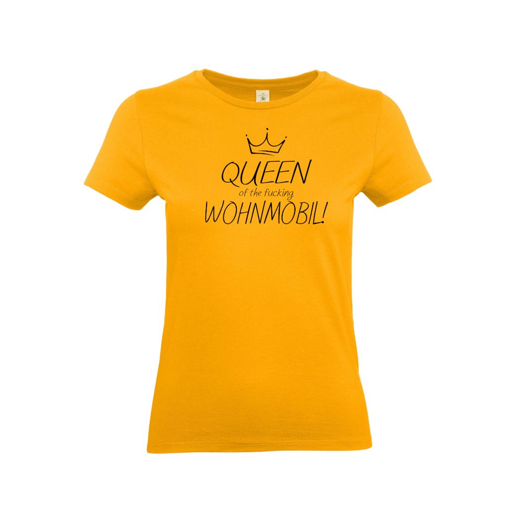 Geschenkidee-fuer-camper-Damen-T-Shirts-fuer-Camperin-Queen-Wohnmobil-Apricot