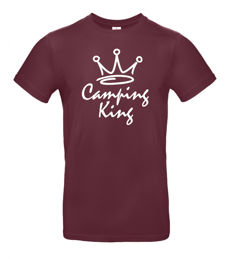 camper-kleidung-t-shirt-camping-king-burgundy