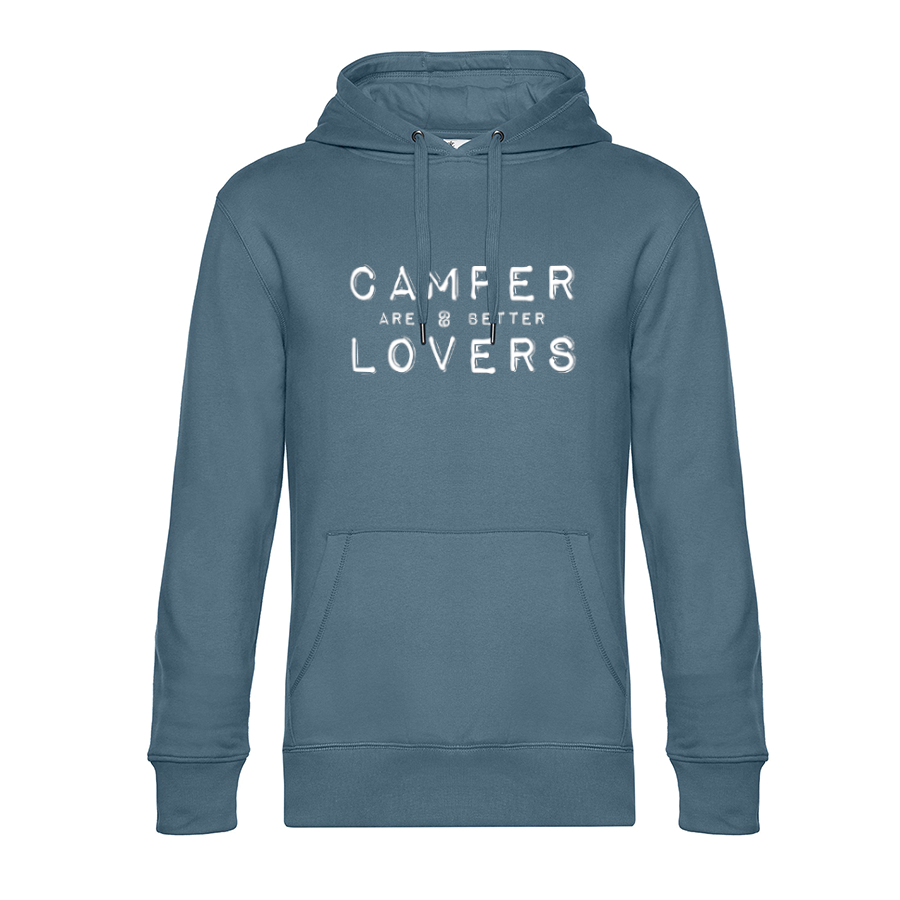 Camper are better Lovers - Unser Hoodie für Camper ist die ideale Camping Kleidung. Unsere Hoodies eignen sich für Wohnmobil, Wohnwagen oder Dauercamper. Ideal auch als Geschenk für Camper.