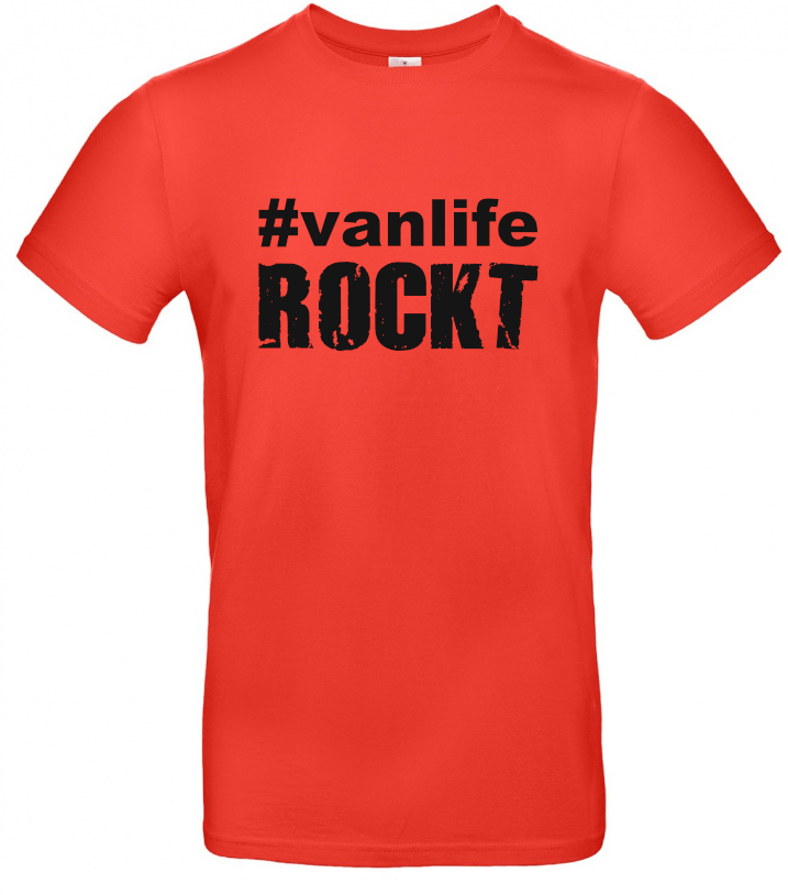 Vanlife Rockt Camping t-Shirt