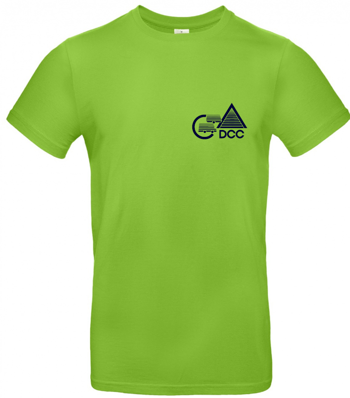 dcc-t-shirt-gruen DCC 2. Bundes Jugendrallye - T-Shirts  Helfer-Team