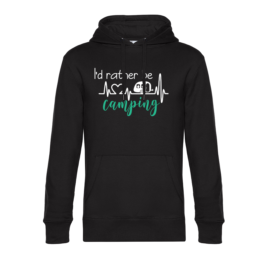 I'd rather be Camping - Camping Hoodie (Unisex)