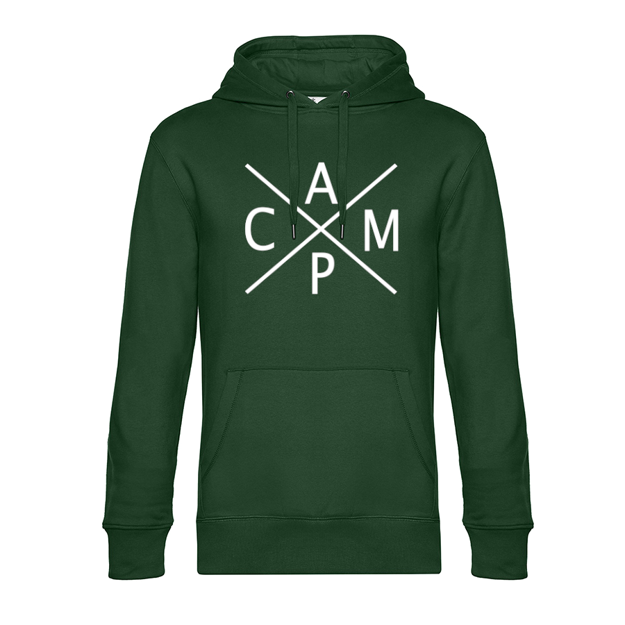 CAMP - Unser Hoodie für Camper ist die ideale Camping Kleidung. Unsere Hoodies eignen sich für Wohnmobil, Wohnwagen oder Dauercamper. Ideal auch als Geschenk für Camper.