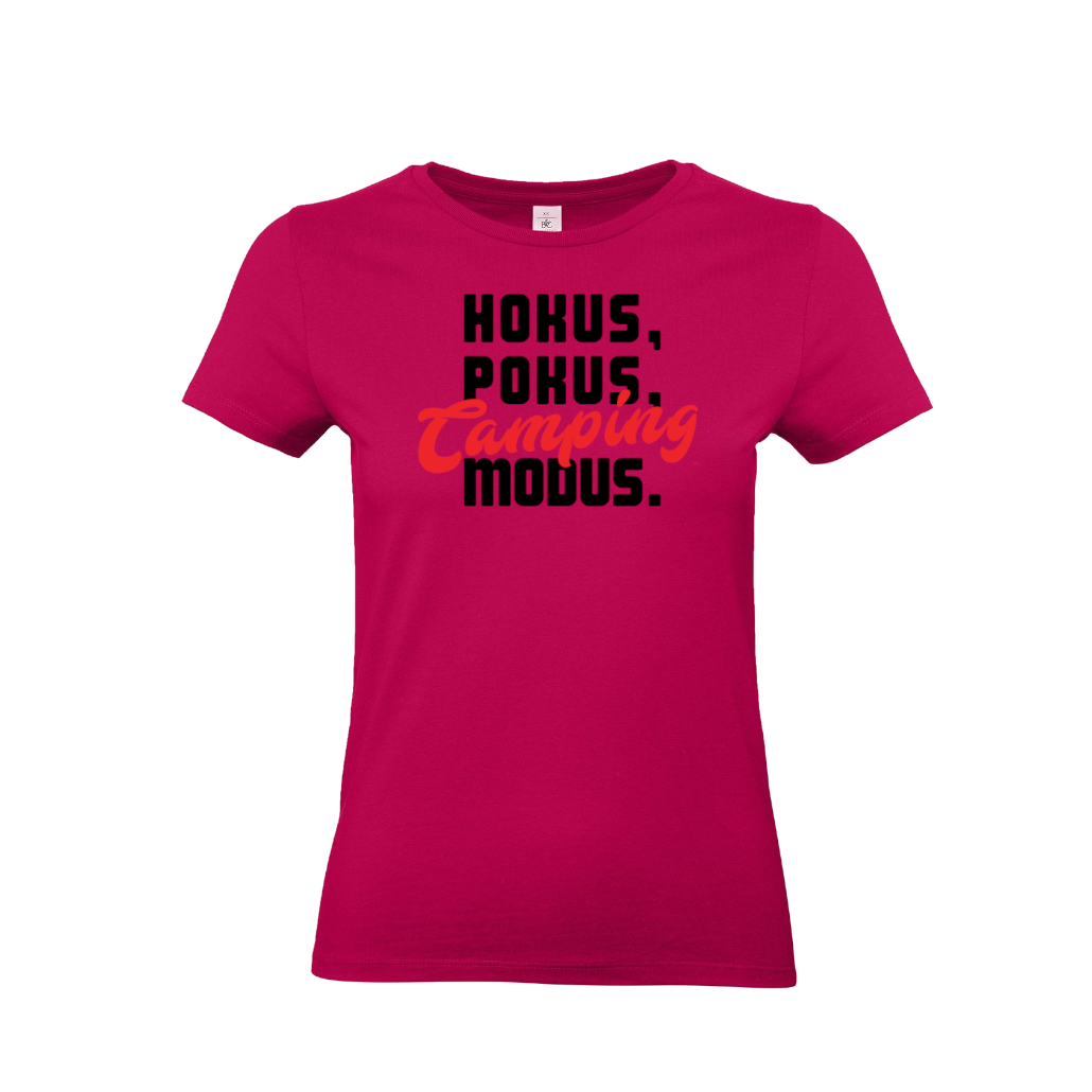 HOKUS, POKUS, CAMPING MODUS - Camping T-Shirt für eine Camperin-